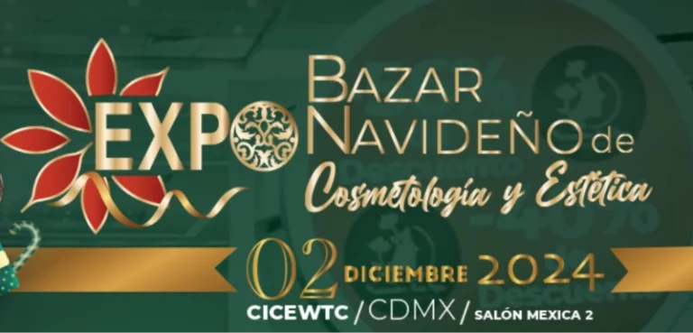 logo bazar navideño cosmetologia